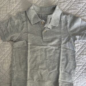 NWT The Children's Place Boys Grey Polo Shirt (1)